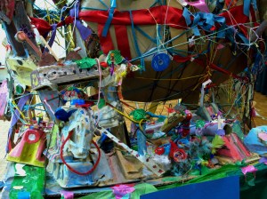 Close up view of installation.