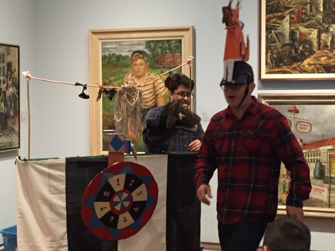 Carnival Time! Part 3 of Rip Van Winkle and the Crazy Quilt, Grand re-opening of the Westmoreland Museum of American Art, 2015