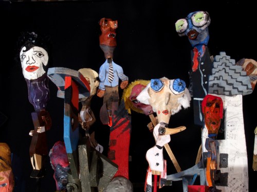 Puppet City, Installation at James Gallery, Pittsburgh, 2010