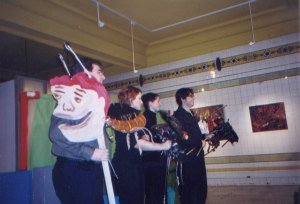 Performing a Kafka-inspired tale, AAP Gallery, 937 Liberty Ave. 2001