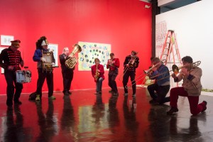 Good time opening music.  Photograph by Larry Rippel.  © 2014  