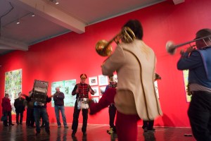 Performance by Colonel Eagleburger's Highstepping Goodtime Band.  Photograph by Larry Rippel.  © 2014