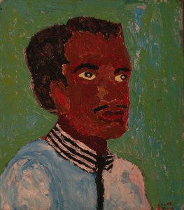 An early self-portrait by Steve Smith.