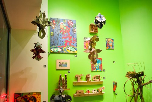 The Sideways Museum opened in the new Window SPACE extension of SPACE Gallery, Pittsburgh.