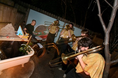 Opening night band.  L. Rippel