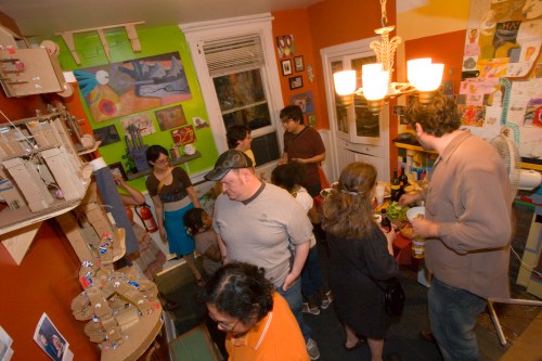Closing reception, May 2008.