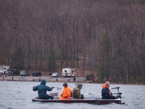 A cold day at Locust Lake.