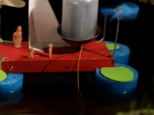 Island under construction.