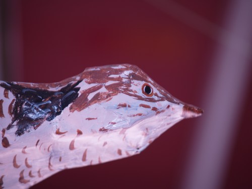 A papier-mâché grouse at Bait & Tackle.  TS