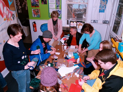 Puppet making workshop for adults.  