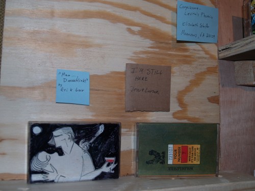 Audio submissions from across the US arrived for the MIXTAPE show.  