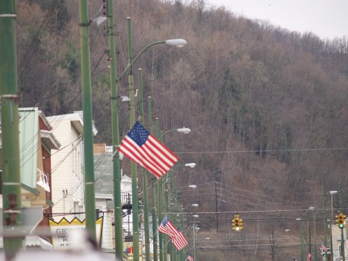 Passing through Saint Clair, PA while working on the Documentary.  