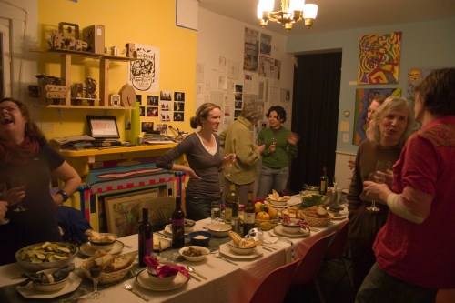 Dinner at the museum.