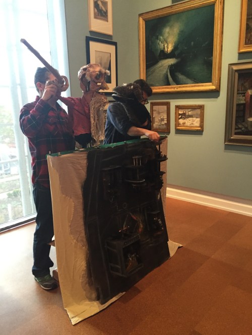 Rip visits a steel mill.